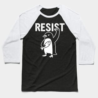 Resist-Penguin Baseball T-Shirt